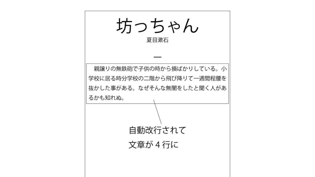 Google(グーグル)ドキュメント段落と行の違い
